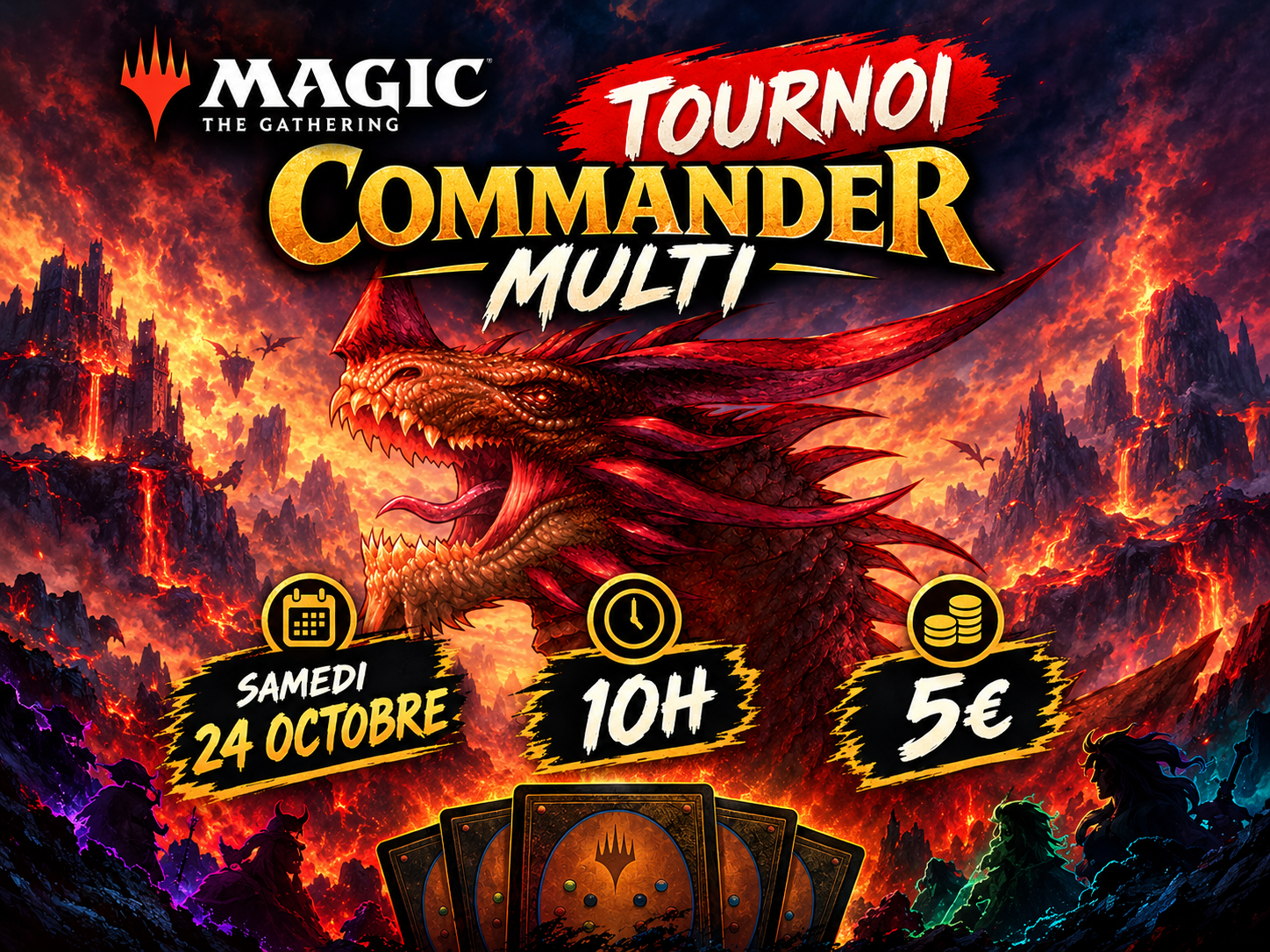 Affiche du tournoi Pokémon à La Règle du jeu